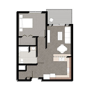 1 bedroom