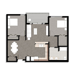 2 bedroom