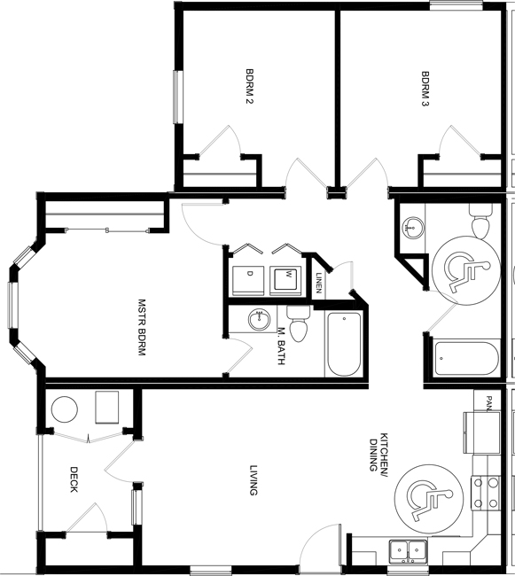 3 Bed 1 5 Bath House Plans