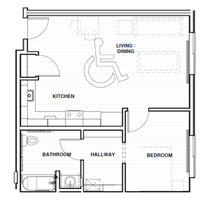 1 bedroom