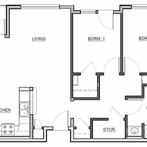1 bedroom