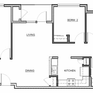 2 bedroom