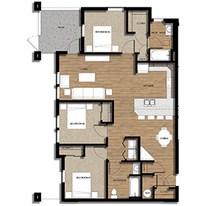 3 bedroom