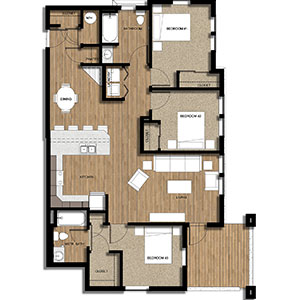 3 bedroom