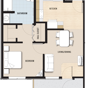 1 Bedroom Unit