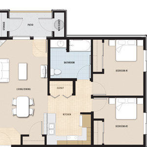 2 Bedroom