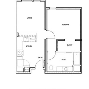 1 bedroom