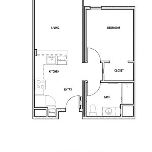 1 bedroom