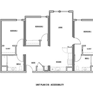 1 bedroom