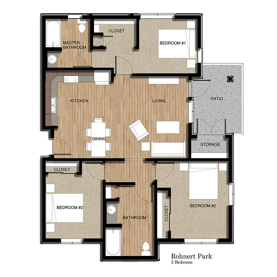 3 Bedroom