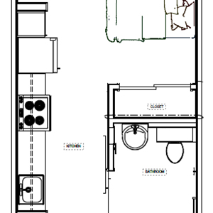 1 bedroom