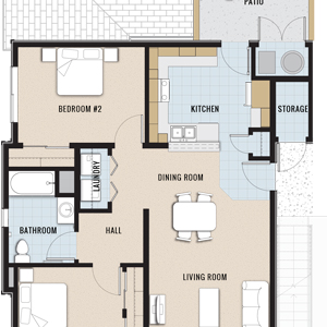 2B Floor Plan