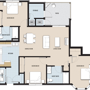 3A-1 Floor Plan