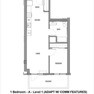 1 bedroom