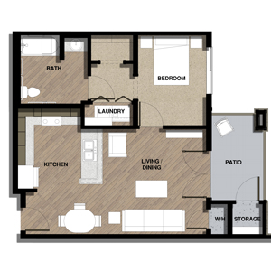 1 bedroom